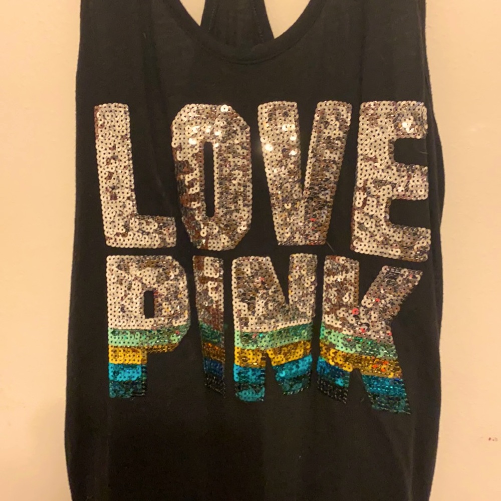 Victoria’s Secret pink sequin tank!